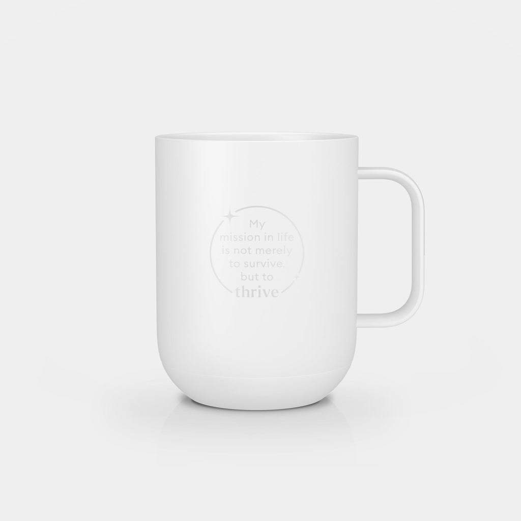 Ember Mug 2: Thrive Edition - 10 oz / White | Ember Drinkware